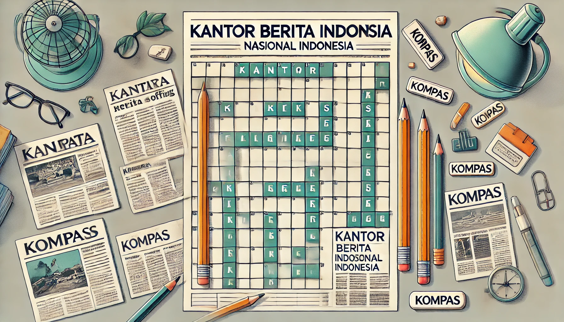 Nama Kantor Berita Nasional Indonesia TTS yang Paling Sering Muncul Lengkap dengan Penjelasan dan Cara Menjawabnya dengan Tepat