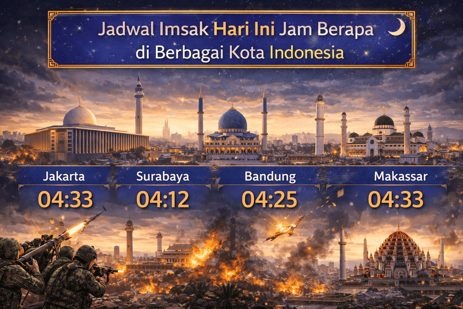Imsak Hari Ini Jam Berapa Lengkap Jadwal Terbaru Berbagai Kota Dan Puasa Sunnah