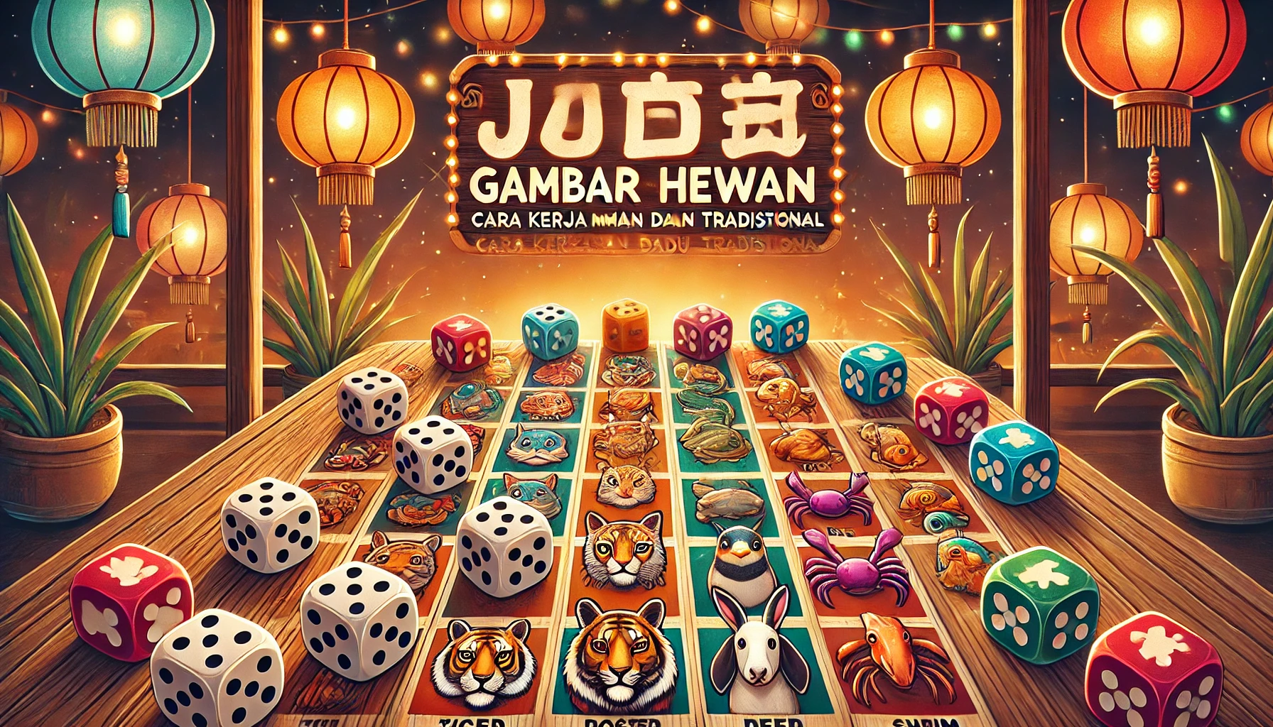 Judi Dadu Gambar Hewan Cara Kerja Permainan Dadu Tradisional