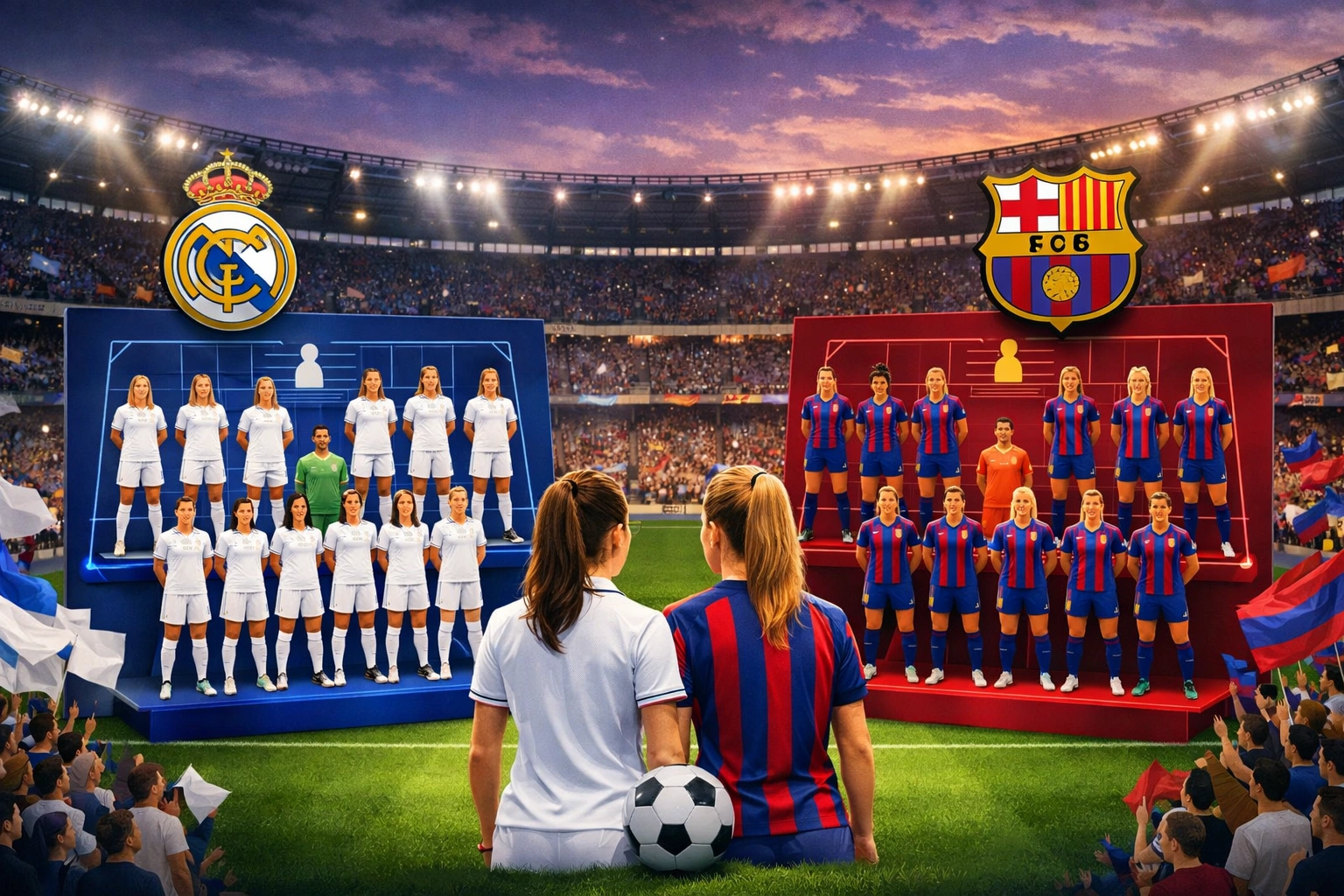 Susunan Pemain Real Madrid Femenino vs Barcelona Women Prediksi Sengit UWCL