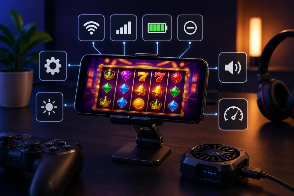 pengaturan hp untuk main slot
