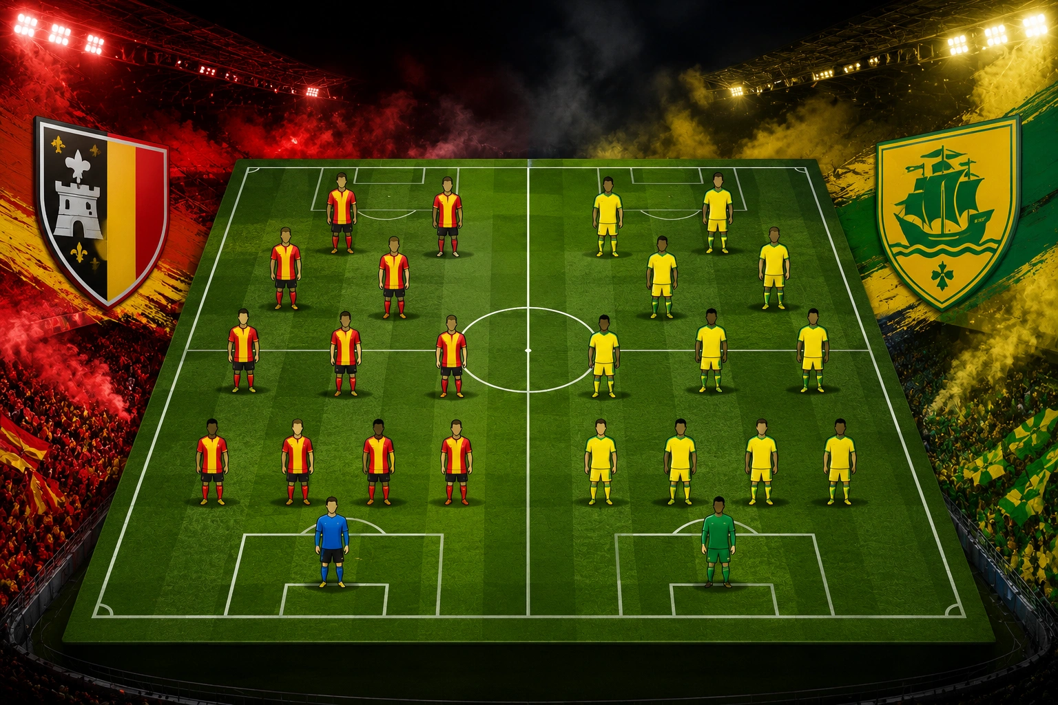 Susunan Pemain Lens vs Nantes Jadi Penentu Duel Panas Ligue 1