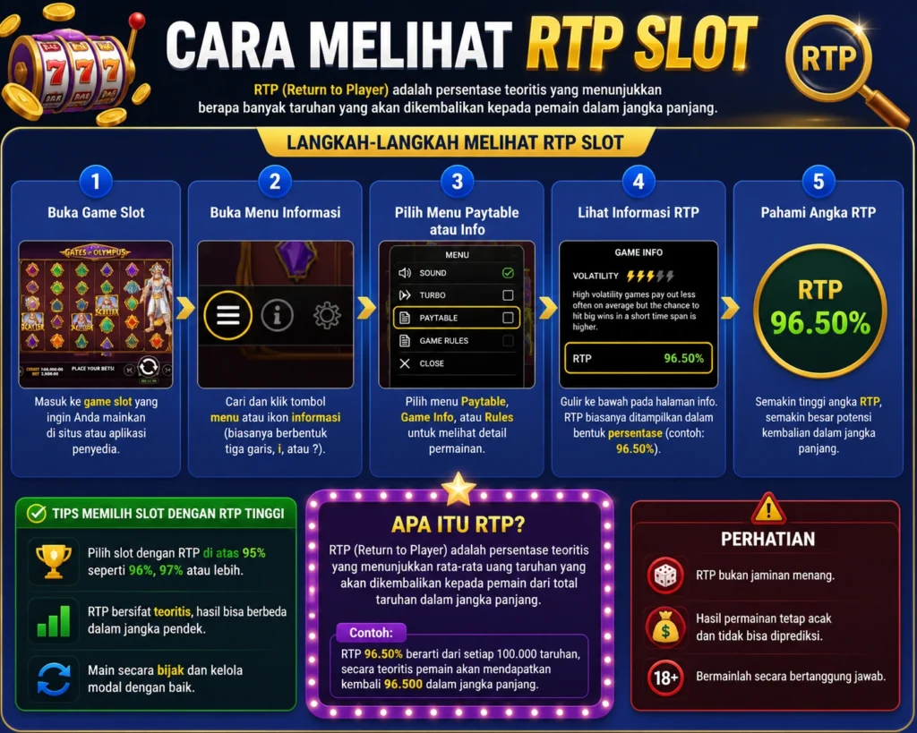 cara melihat rtp slot