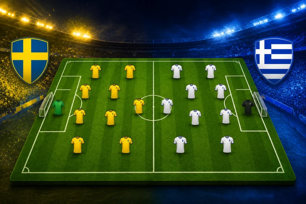 Prediksi Pertandingan Persahabatan Sweden vs Greece