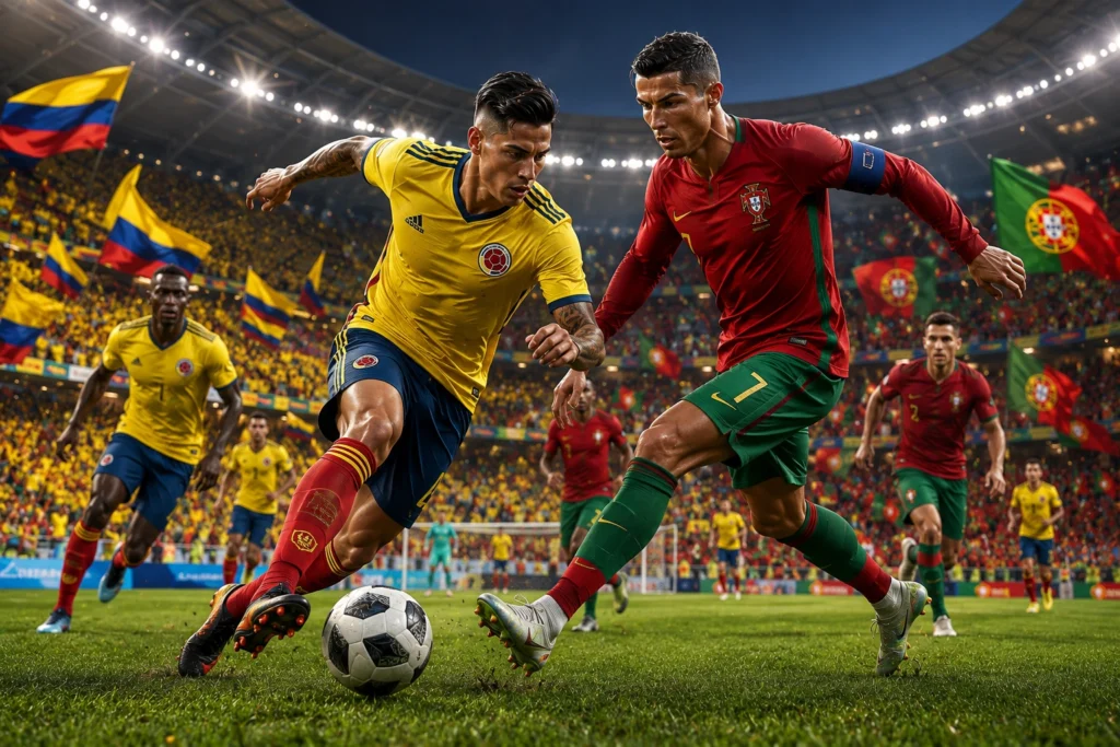 Prediksi Susunan Pemain Colombia vs Portugal
