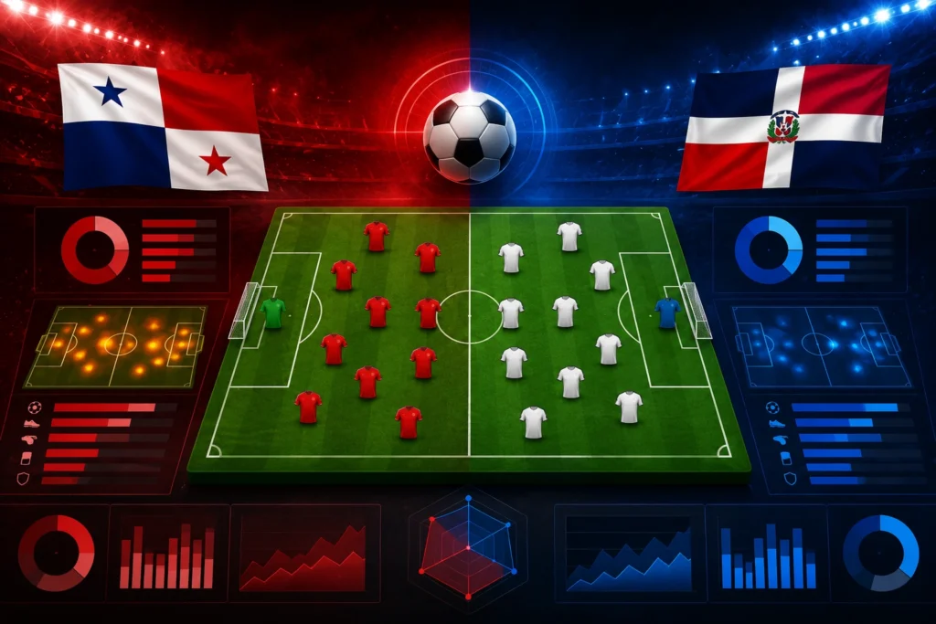 Statistik dan Susunan Pemain Panama vs Dominican Republic